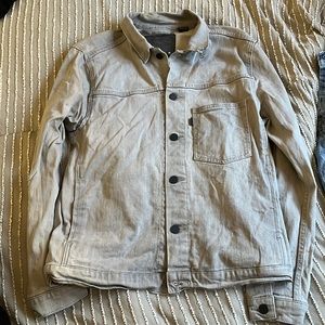 Levis grey trucker jacket jean